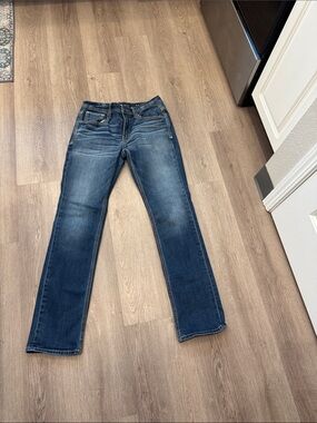 Buckle Men's Dark Blue Straight Jeans